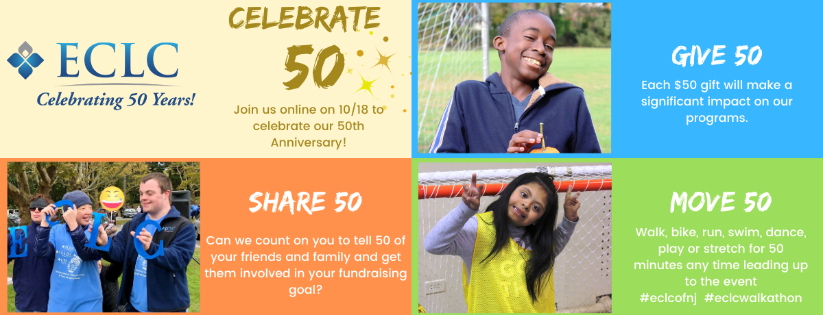 ECLC Foundation Virtual Walkathon celebrating our 50th Anniversary